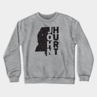 Mississippi John Hurt - Avalon, MS GRUNGE Crewneck Sweatshirt